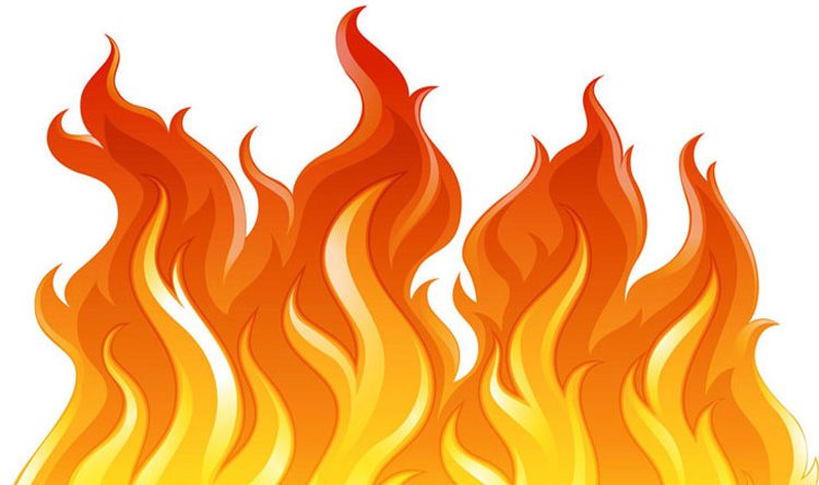 আলামিন নগরের ময়লার ভাগারে আগুন